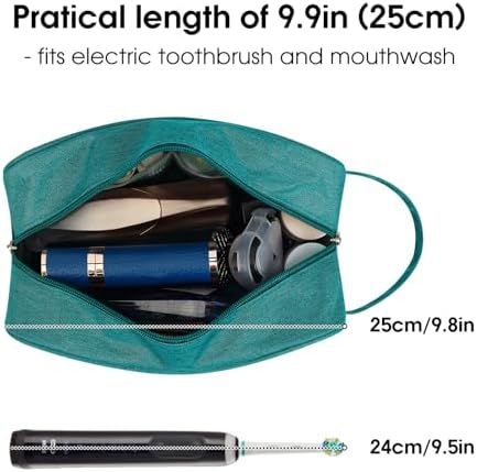 Narwey Travel Toiletry Bag for Women, Dopp Kit Men, Medicine Bag - Image 2