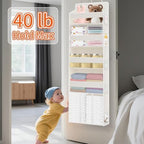 TAHAVICE 5-Tier Over the Door Nursery Organizer - Image 5