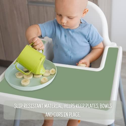 High Chair Placemat for IKEA Antilop Baby High Chair, Silicone Placemats - Image 5