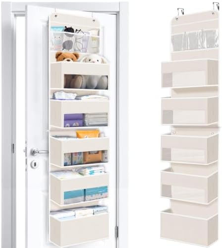 Over The Door Organizer Storage behind Door Hanging Organizer by WiseLife