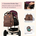 BabbleRoo Diaper Bag Backpack - Image 6