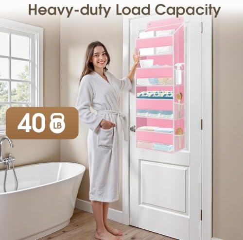 2 Pcs Over The Door Organizer Large Capacity Hanging Storage Room Organizer - Image 5