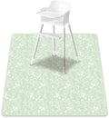 Baby Splat Mat for Under High Chair, 51 x 51 Inch Waterproof Splash Mat by Opgroeie