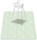 Baby Splat Mat for Under High Chair, 51 x 51 Inch Waterproof Splash Mat by Opgroeie