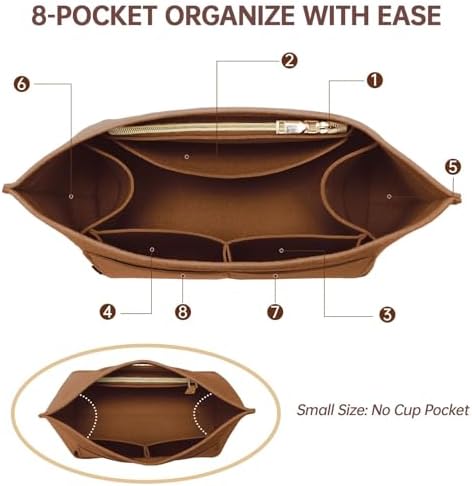 OPPOSHE Purse Organizer Insert for Longchamp Le Pliage, Premium Felt Long Champ - Image 4