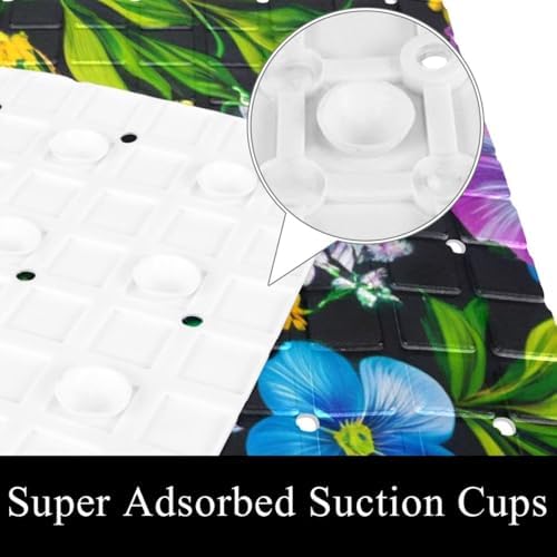 Non Slip Shower Mat Bathtub Mat 15.1x26.8 Inch, Quick Dry Bath Mat - Image 3