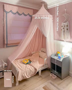 little dove Bed Canopy with Star Lights, Double Layer Canopy - Image 5