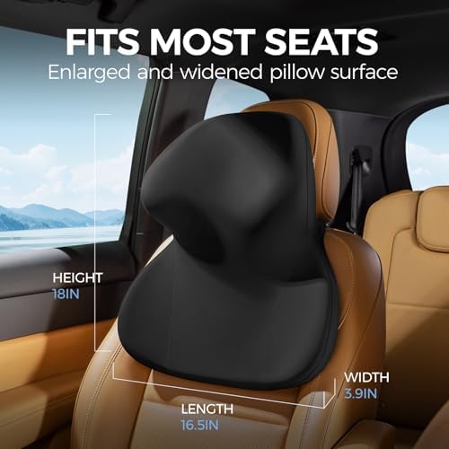 BEBAS Car Headrest Pillow, Ergonomic Neck Pillow - Image 2
