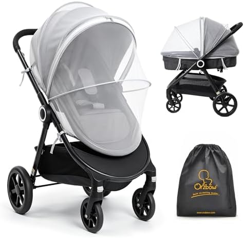 Orzbow Baby Mosquito Net for Stroller, Universal Fit, Breathable by Orzbow-MakeParentingEasier