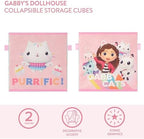 Idea Nuova Gabby’s Dollhouse Set of 2 Collapsible Storage Cubes - Image 2