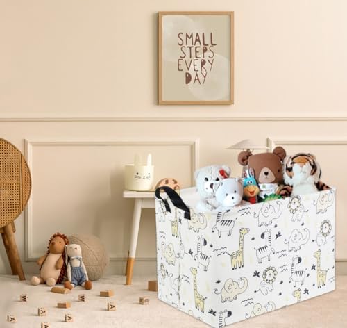 Baby Baskets kids Toy Basket for Boy and Girls Woodland Gift Basket Empty Cute - Image 3