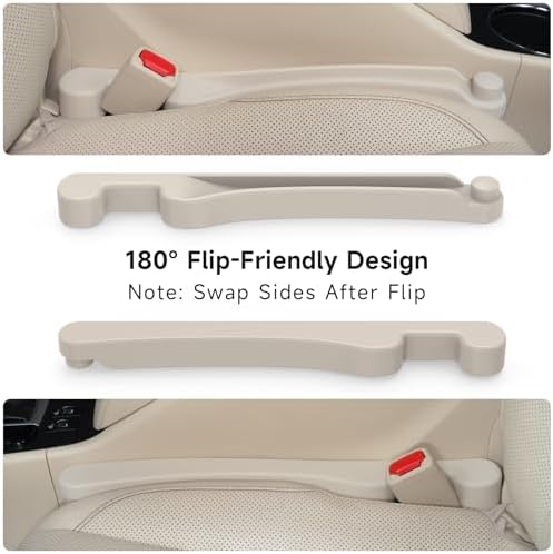 Givifive Car Seat Gap Filler Organizer 2Pack Soft Foam 3IN1 Multifunctional - Image 6