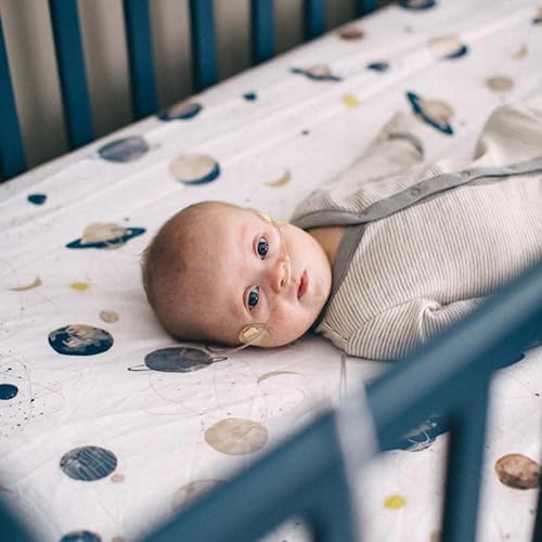 Little Unicorn Premium Crib Sheet | Breathable & Super-Soft Muslin Fabric - Image 5