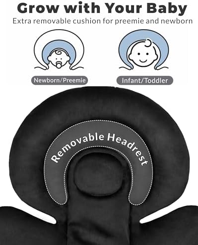 TinlyFinly Infant Car Seat Insert - Image 4