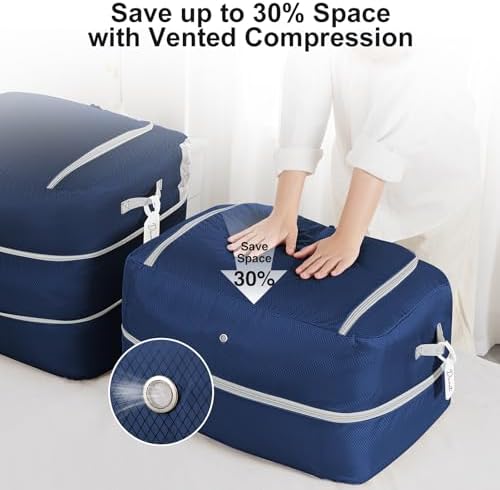 Comforter Storage Bag - 110L Large Capacity Blanket Storage Bags Ultra Space - Image 3