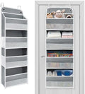 Over The Door Organizer 4 Shelves & 4 Side Pockets, Large Storage Rack by Unknown