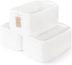 3 Pack Small Storage Baskets for Organizing, 11.8×7.8×5.1" by MaxuniTechLife