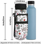 Nuovoware Water Bottle Carrier Bag, Hibiscus White - Image 4