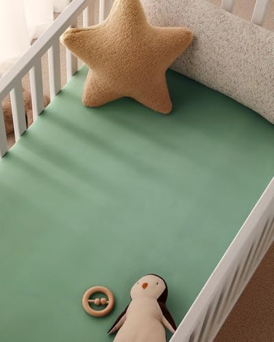 Yoofoss 2-Pack Pack and Play Sheets Fitted 38x26 - Image 7