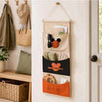 3-Pocket Hanging Wall Organizer, Basketball Theme Over Door Storage - Image 5
