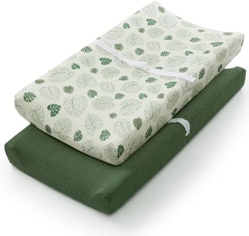 Blissful Diary Muslin Changing Pad Cover by BlissfulDiary