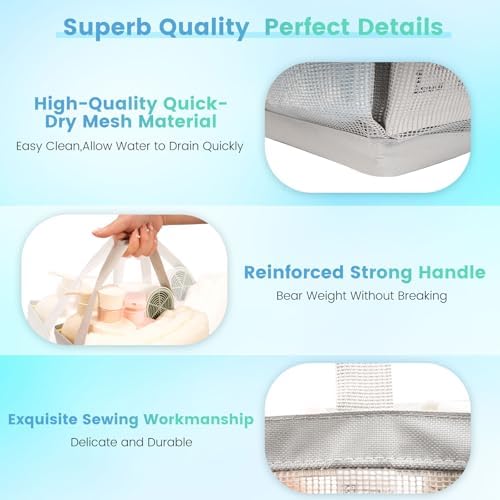 Shower Caddy Portable for College Dorm Room Essentials for Girls - Image 3