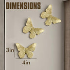 GUSFREUD 3D Butterfly Wall Decor Set – Resin Wall Decor - Image 3