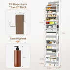 Mefirt Over The Door Organizer, 8 Shelf Door Hanging Organizers - Image 3