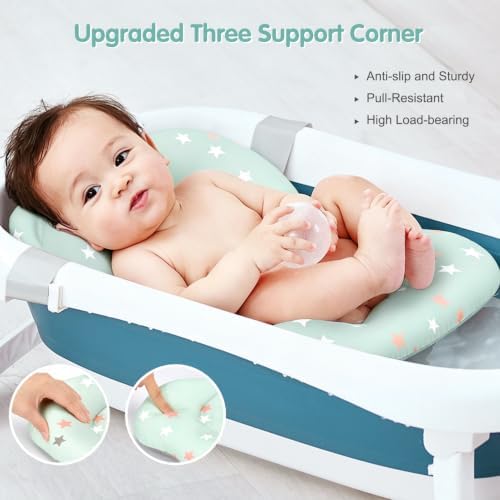 Colorlife Baby Bath Seat Support Net Infant Bathing Seat Support Mat, - Image 2