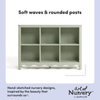 Storkcraft Casablanca 6 Cube Organizer Bookcase - Image 4