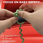 Toy Straps for Baby, 5 Pack Silicone Toy Straps for Stroller, Toy Safety Straps - Image 6