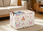 Baskets Nursery Basket Storage Bins Rectangular Cute Storage Bin Organizer Book - Image 3