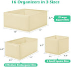 Drawer Clothing Organizer 16-Pack - Image 2
