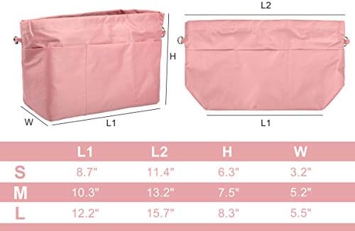 Vercord Handbag Purse Tote Pocketbook Organizer Insert Zipper Closure 11 - Image 2