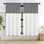 FRAMICS Farmhouse Cotton Linen Curtains - Image 2