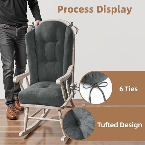 Wingback Rocking Chair Cushion - Image 3
