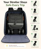 YOREPEK Padded Stroller Bag for Airplane - Image 4