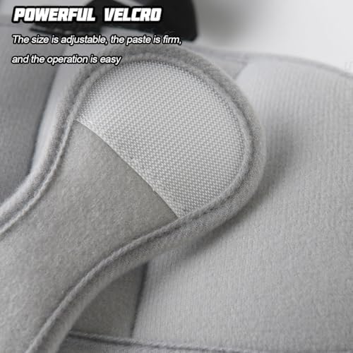 Car Seat Head Support Strap Adjustable Mesh Neck Relief Band Purple - Image 3