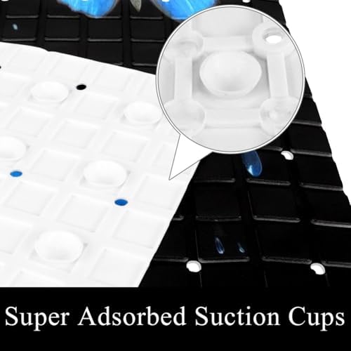Bathtub Mat Non Slip 26.8x15.1 Inch, Machine Washable Shower Mats - Image 3