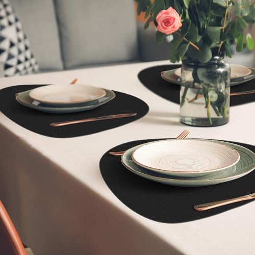 100 Pcs Disposable Paper Placemats Bulk 16.5"x13" Pebble Shape Place Mats - Image 4