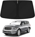 KUST Windshield Sun Shade for 2014-2024 Infiniti QX80 SUV Accessories Custom by KUST