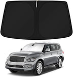 KUST Windshield Sun Shade for 2014-2024 Infiniti QX80 SUV Accessories Custom by KUST
