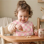 3 Pack Waterproof Baby Bibs for Eating, Mess Proof Feeding Bib - Image 2