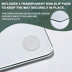 Glass Chair Mat Heavy 1/5" Thick Premium Tempered Glass Duty Hard Glass Chair - Image 2