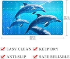 Non Slip Shower Mat Bathtub Mat 15.1x26.8 Inch, Quick Dry Bath Mat - Image 3