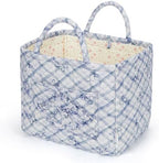 Floral Fabric Storage Basket Car Interior Storage Basket Underwear Sundries by CEUTNIZ