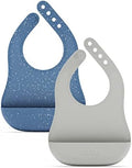 Lalo The Bib, Adjustable Non-Toxic Silicone Baby Bib by Lalo