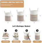 Laundry Basket Hamper Tall Rope Storage Woven - Image 2