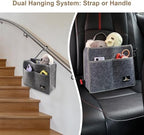 Stair Handrail Caddy Bag for Staircase, Balustrade & Crib Rail, Felt Removable - Image 5