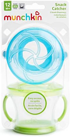 Munchkin Snack Catcher Toddler Snack Cups, No Spill, 2 Pack - Image 5